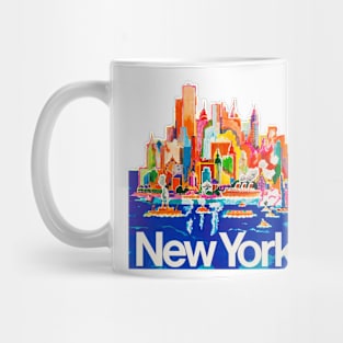 NYC Skyline Vintage Style Mug